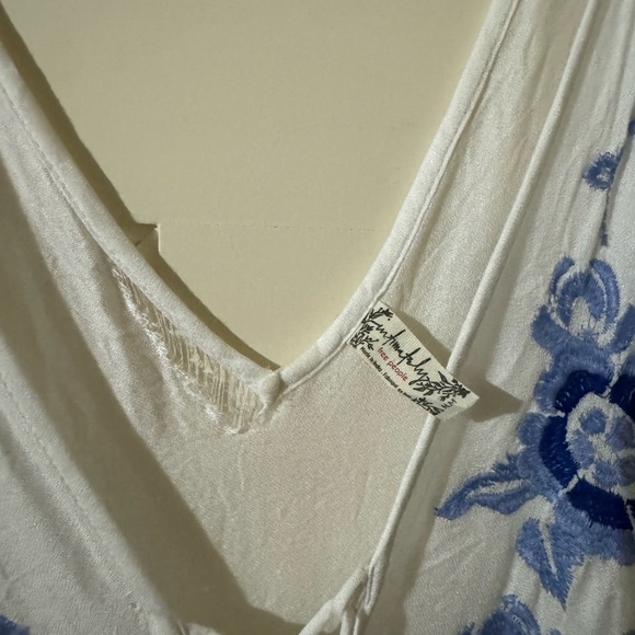 Free People Aida White Embroidered Slip - Picture 7 of 8